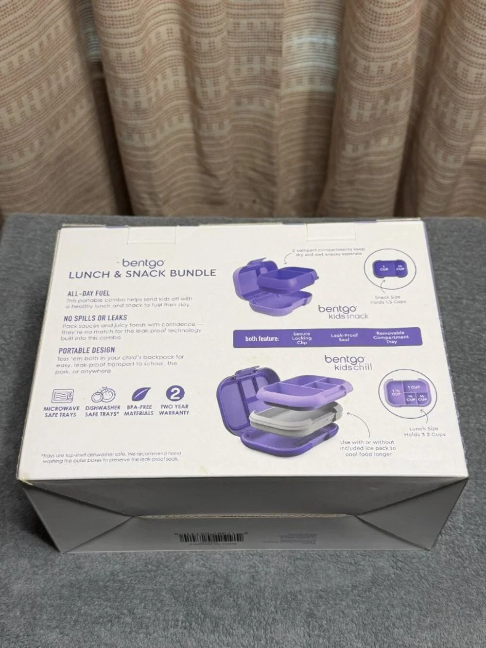 NWT - bentgo Lunch & Snack Bundle 2 Pack - Lunch and Snack Box